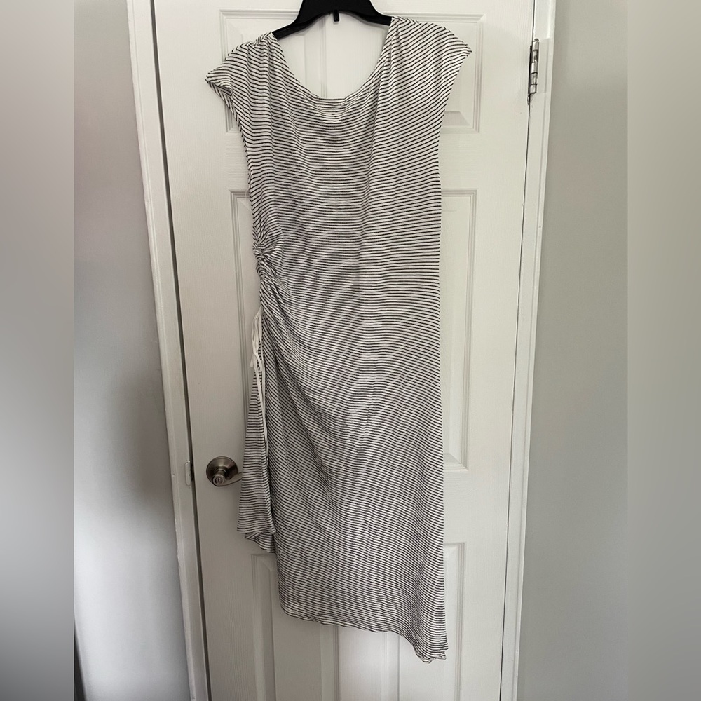Max Studio Women’s Asymmetrical Crinkled Jersey Dress